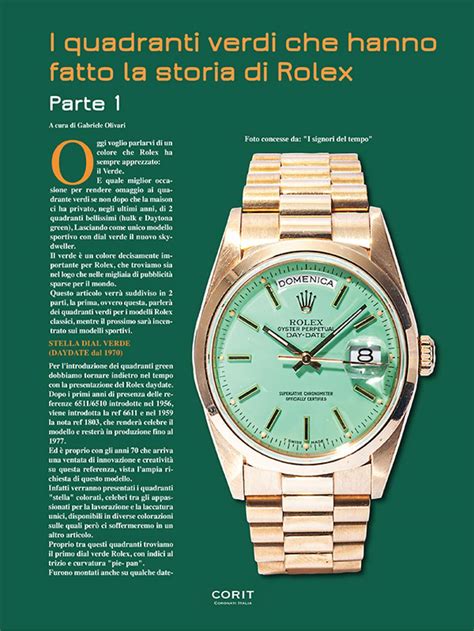 da che anno i rolex hanno il copri ghiera|La storia dei Rolex .